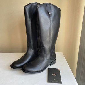 Marissa Medallion Inside Zip Tall Boot - FRYE - Size 5